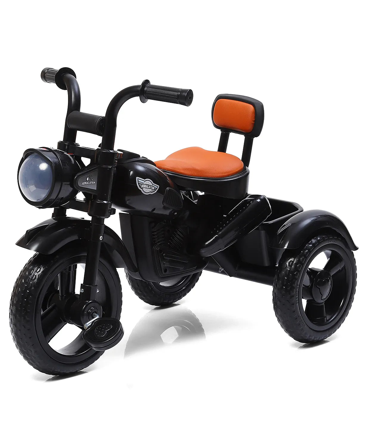 Children's motorcycle-style trike from U Smile Toys, equipped with a comfortable seat and musical features for engaging play. www.usmile.toys